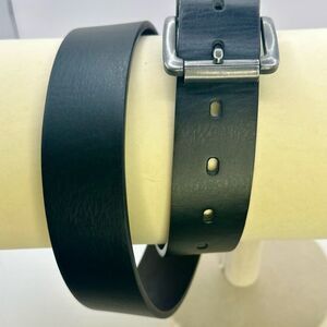 Mossy Oak Reversible Black/Brown Leather Belt with Silver Buckle Size 32-34